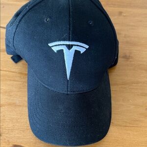 Tesla Black Cap with Logo